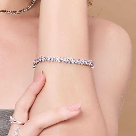 Lab Grown Diamond Tennis Bracelet For Women