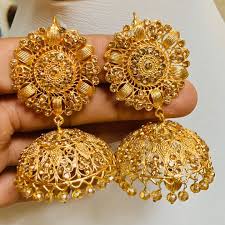 One Carrat Pair Stain Steel Jumka