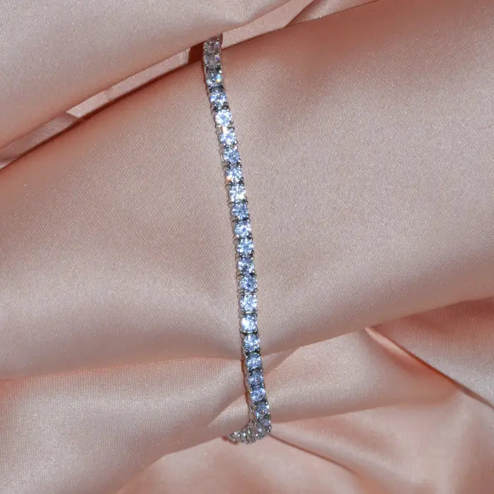 Zircon Bracelet Silver