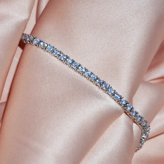 Zircon Bracelet Silver