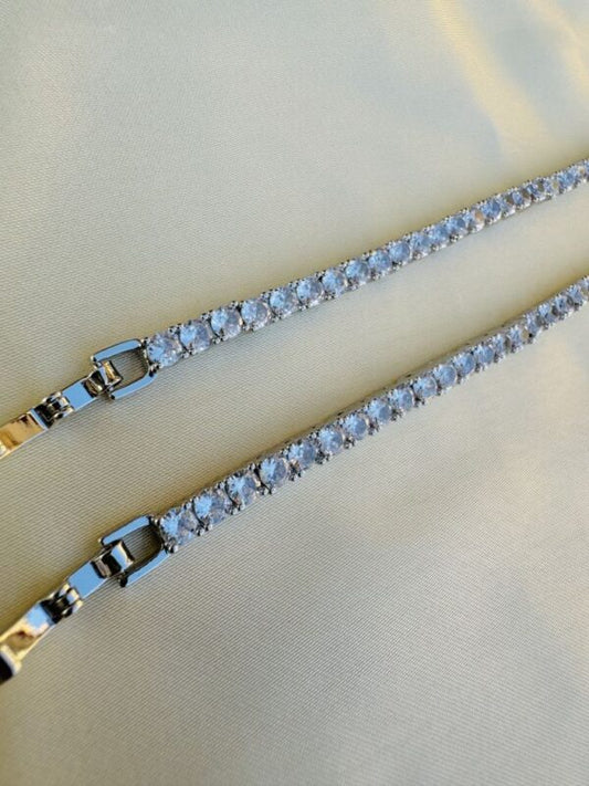 Zircon Bracelet Silver