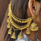 Antique oxidized 3 layers Sahara jumka