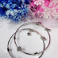 Pair of Adjustable Silver Bracelet Kara for Women