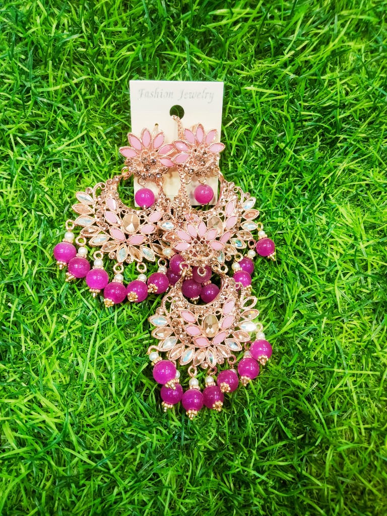 Elegant Polki Earrings For Womens And Girls